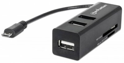Manhattan 406239 imPORT Hub (Mobile OTG Adapter, Micro USB)