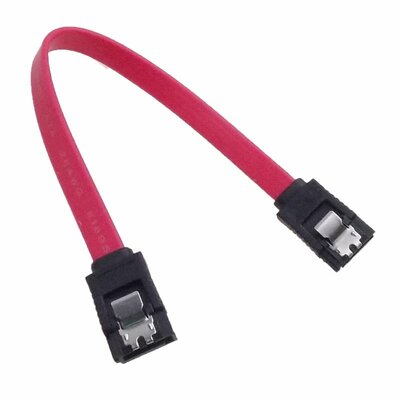 4World - 08531 - SATA2 kábel clipes 30cm - Red