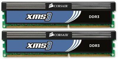 DDR3 Corsair XMS3 1600MHz 4GB - CMX4GX3M2A1600C9 (KIT 2DB)