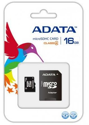 A-Data - 16GB MicroSDHC - AUSDH16GCL4-RA1