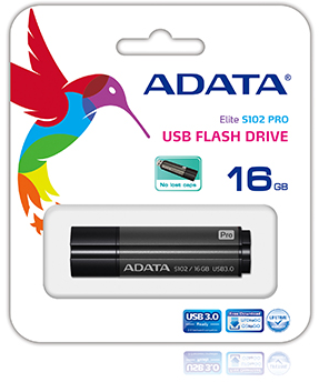 A-Data - S102 PRO Flash Drive 16GB - AS102P-16G-RGY