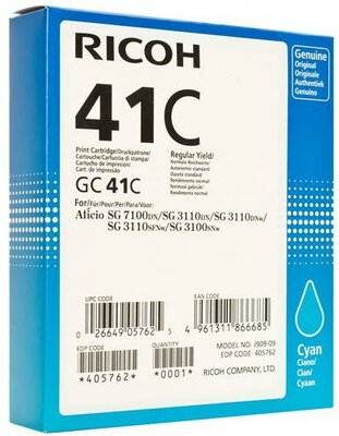 Ricoh GC-41C Cyan (5762) 2.200 oldal