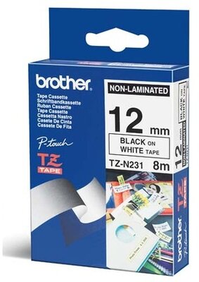 BROTHER P-touch TZe-N231 non-laminated tape