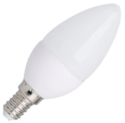 OPTONICA - LED Gyertya izzó E14, 6W, meleg fehér fény, 480 Lm, 4500K