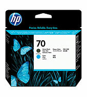 HP C9404A 2Pack: Matt Black+Cyan No.70