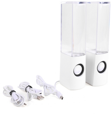 LED Sound LSSPK20W 2.0 "Dancing water" fehér hangszóró