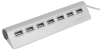OMEGA USB 2.0 Hub 7 portos aluminium