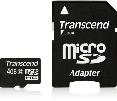 Transcend 4GB microSD Class 10 (TS4GUSDHC10)