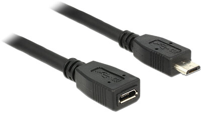 DELOCK - Cable micro-USB hosszabbító 1m - 83248