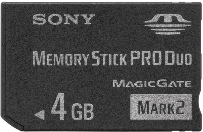 Sony - Memory Stick Pro Duo 4GB - MSMT4G