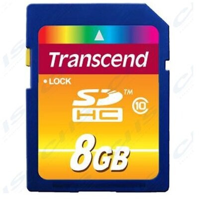 Transcend - 8GB SDHC - TS8GSDHC10
