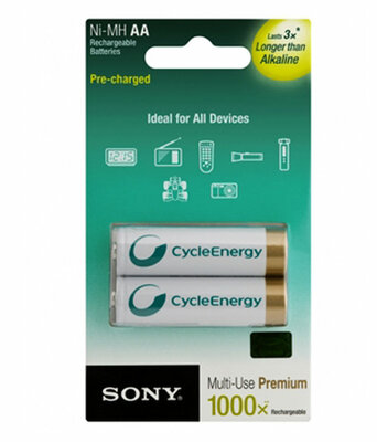 Sony AA 4db-os NiMH 2000mAh akkumulátor (ceruza)R06