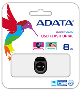 A-Data - UD310 Flash Drive 8GB - AUD310-8G-RBK