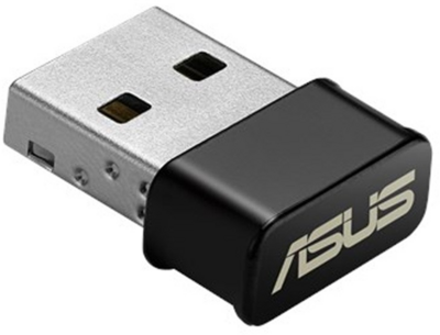 Asus - AC53 Nano - AC1200 Dual-band Wireless USB Nano Adapter