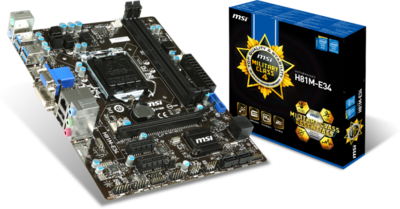 S1150 MSI H81M-E34