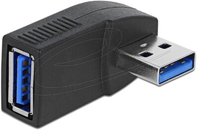 DELOCK - USB 3.0 adapter, apa-nő, vízszintesen 90°-ban elfordítva - 65341