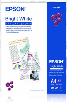 Epson S041749 Bright White Paper 500lap, 90g