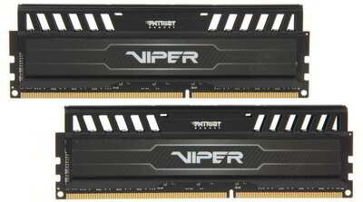 DDR3 Patriot Viper 3 Series Black Mamba 1600MHz 8GB - PV38G160C9K (KIT 2DB)