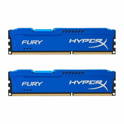 DDR3 Kingston HyperX Fury 1600MHz 8GB - HX316C10FK2/8 (KIT 2DB)