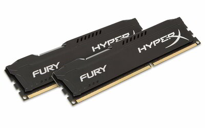 DDR3 Kingston HyperX Fury 1600MHz 8GB - HX316C10FBK2/8 (KIT 2DB)