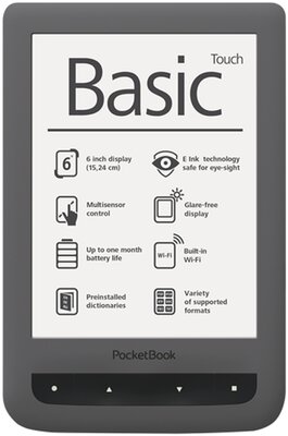 PocketBook - Basic Touch - Grey