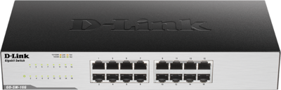 D-Link GO-SW-16G Cloud&GO 16-port 10/100/1000 Gigabit Desktop Switch