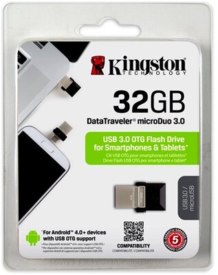 Kingston - DataTraveler microDuo 3.0 32GB