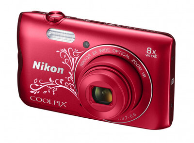 Nikon Coolpix - A300 - Vörös Line Art