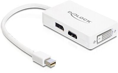 Delock - Adapter Displayport mini > Displayport / HDMI / DVI 29tűs