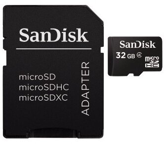Sandisk - 32GB MicroSDHC - 108097