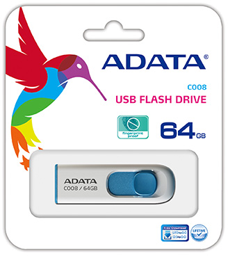 A-Data - C008 Flash Drive 64GB - AC008-64G-RWE