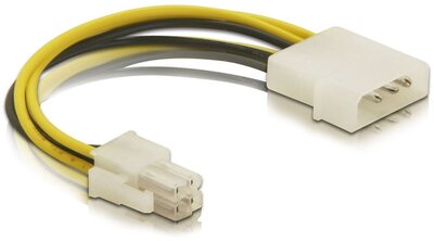 DELOCK 82391 Cable P4 male -> Molex 4pin male 15cm