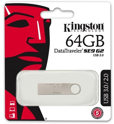 Kingston 64GB USB3.0 Ezüst (DTSE9G2/64GB)