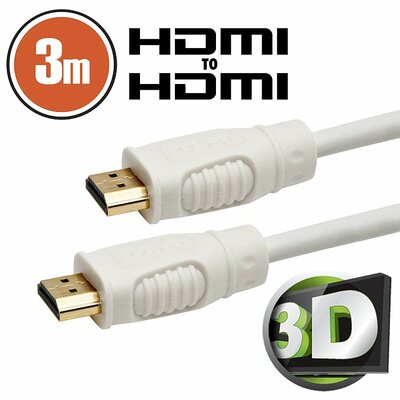 Delight - Jelkábel HDMI-HDMI 1.4 3D 3m aranyozott Am/Am