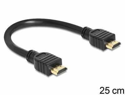 DELOCK - High Speed HDMI Ethernet - A M/M 25cm - 83352