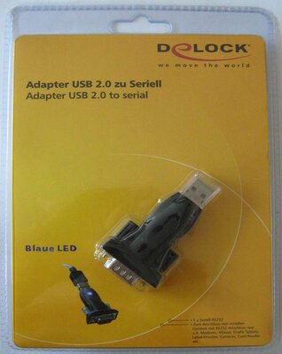 DeLock - USB2.0 to Serial Adapter - 61425