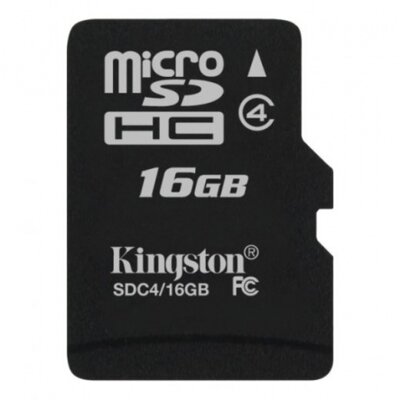 Kingston - 16GB MicroSDHC - SDC4/16GBSP
