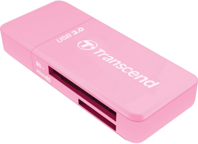 Transcend USB 3.0 kártyaolvasó, pink TS-RDF5R