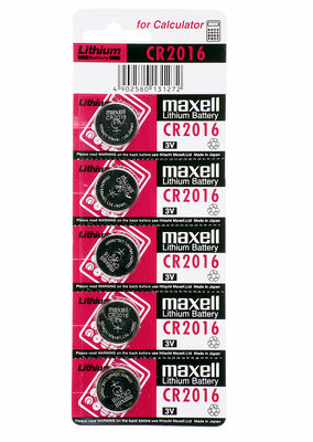 Maxell CR 2016 5db-os Lithium gombelem