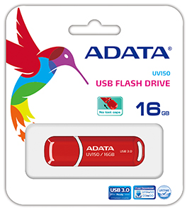 A-Data - UV150 Flash Drive 16GB - AUV150-16G-RRD