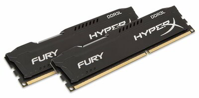 DDR3L Kingston HyperX Fury 1866MHz 8GB - HX318LC11FBK2/8 (KIT 2DB)