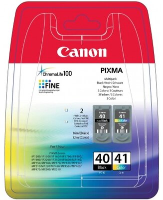 Canon PG-40 + CL-41 Multipack: Black+Tricolor - 0615B043