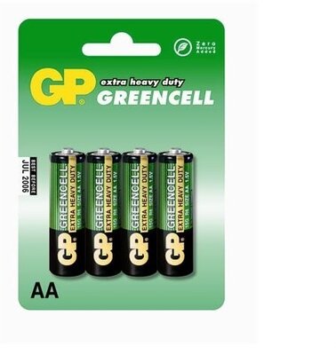 GP Batteries - Greencell 15G AA 4db - GP15GPL-2