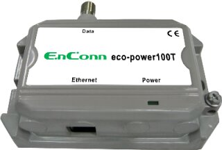 EnConn eco-Power 100T/R Ethernet - Coax - PoE extender