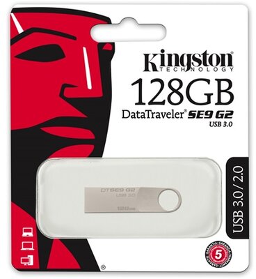 Kingston 128GB USB3.0 Ezüst (DTSE9G2/128GB)