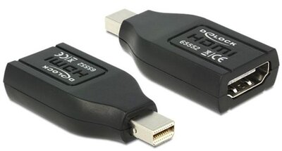 DELOCK - Átalakító mini Displayport 1.1 to HDMI M/F - 65552