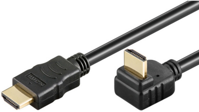 HDMI-HDMI kábel 5m aranyozott v1.4 90° - 31919
