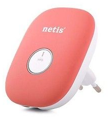 Netis E1+ 300M Wireless Range Extender rózsaszín