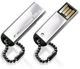 PEN DRIVE 16GB USB2.0 SILICON POWER Touch 830 SILVER