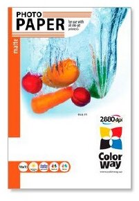 ColorWay Fotópapír , matt 190g, A4, 50 lap